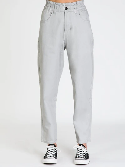 PANTALON PAPERBAG TAILLE HAUTE POUR FEMMES