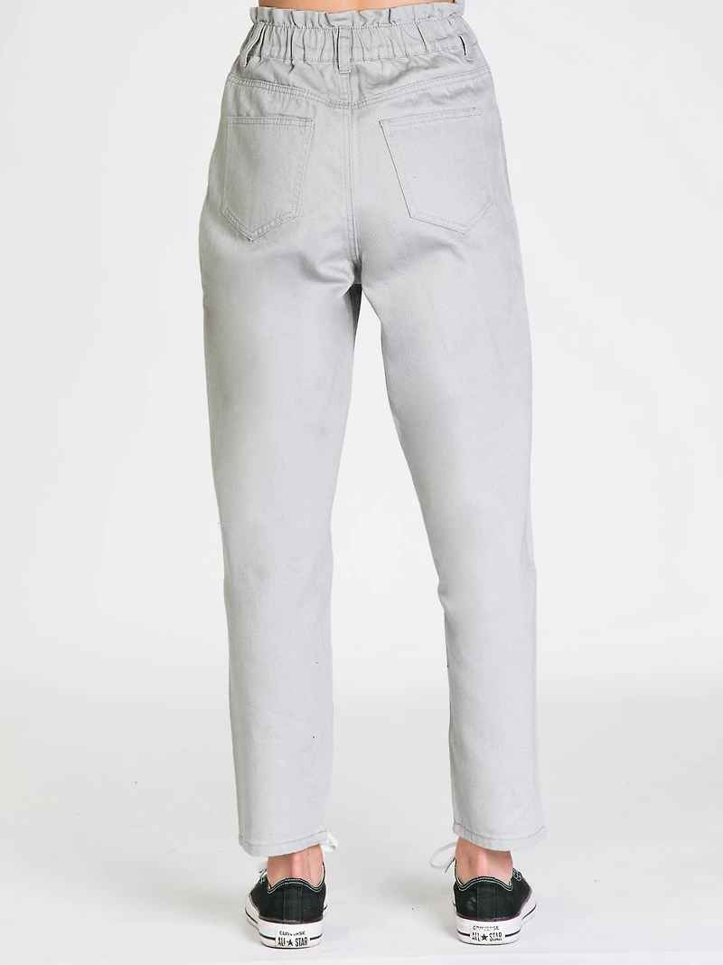 PANTALON PAPERBAG TAILLE HAUTE POUR FEMMES
