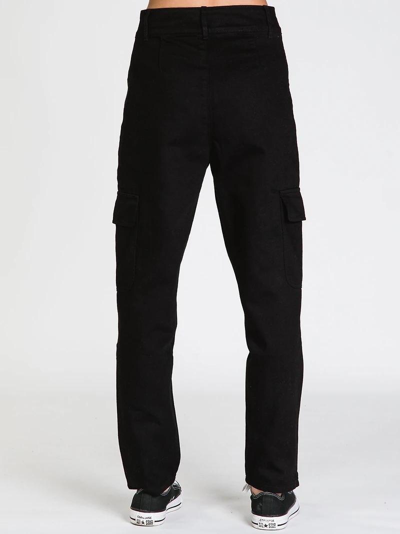 PANTALON CARGO À TAILLE HAUTE POUR FEMMES