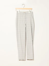 PANTALON À CARREAUX ARIA POUR FEMMES