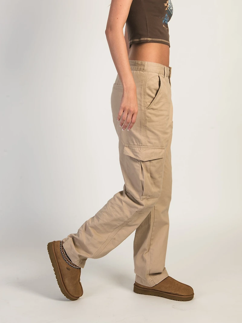 HARLOW DEE STRAIGHT FIT CARGO - SAND CLEARANCE