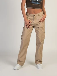 HARLOW DEE STRAIGHT FIT CARGO - SAND CLEARANCE