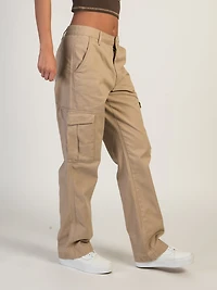 HARLOW DEE STRAIGHT FIT CARGO - SAND CLEARANCE