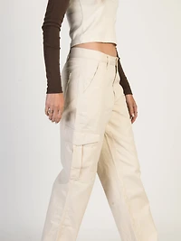 HARLOW DEE STRAIGHT FIT CARGO - BLANC