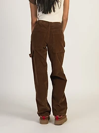 HARLOW CORD CARPENTER PANT - COGNAC CLEARANCE