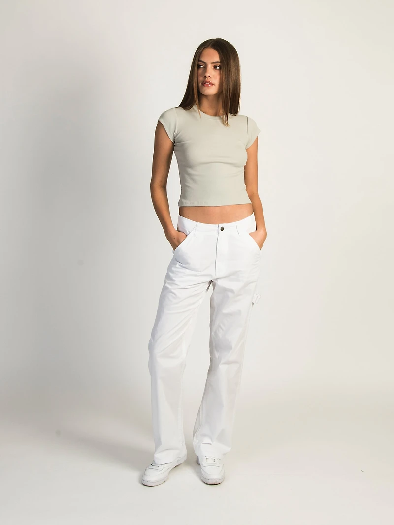 HARLOW DYLAN PANTS - WHITE CLEARANCE