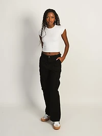 HARLOW SELENA CARGO PANT - BLACK CLEARANCE