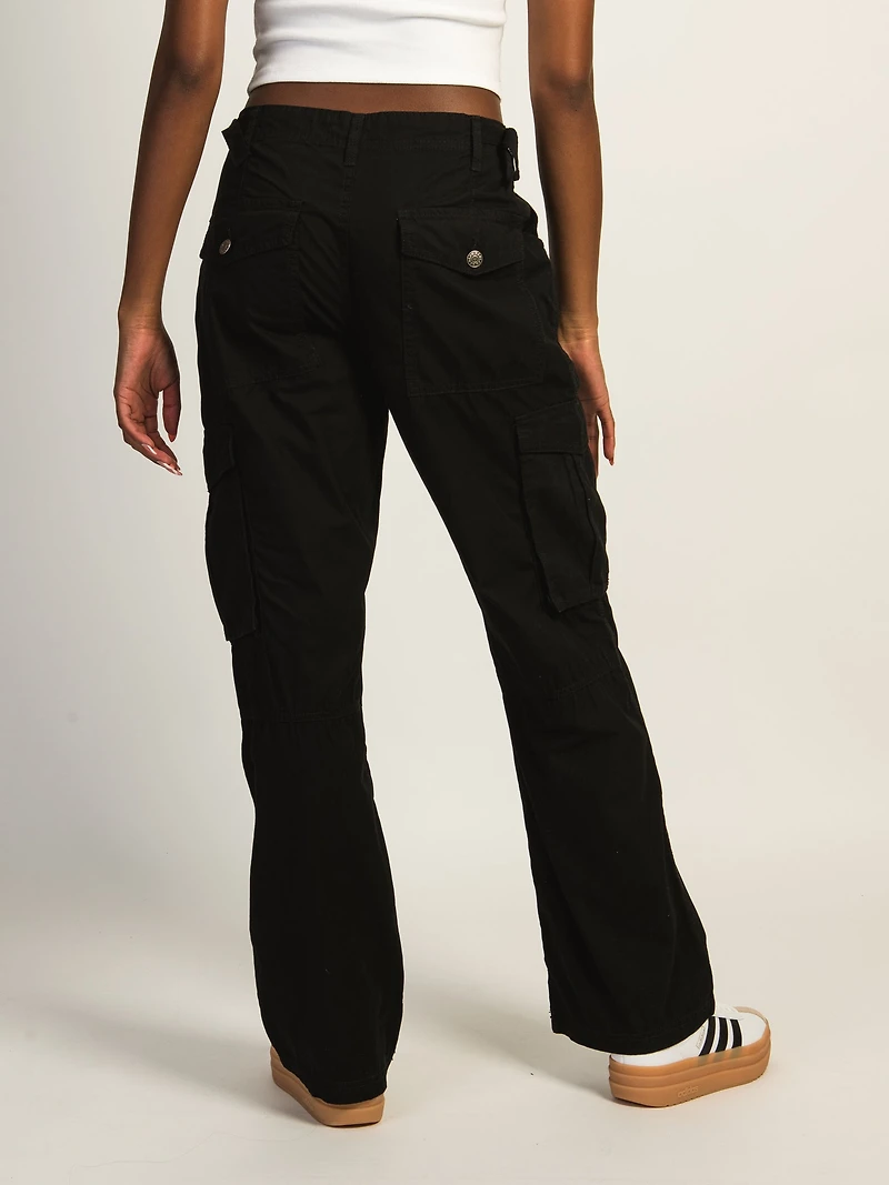HARLOW SELENA CARGO PANT - BLACK CLEARANCE