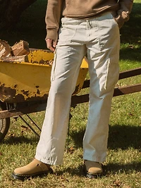 HARLOW SELENA CARGO PANT - OFF WHITE