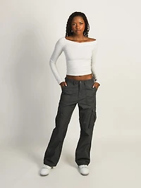 HARLOW SELENA CARGO PANT - STONE CLEARANCE