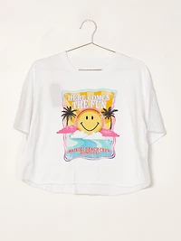 HARLOW PIPER SCREEN TEE - CLEARANCE