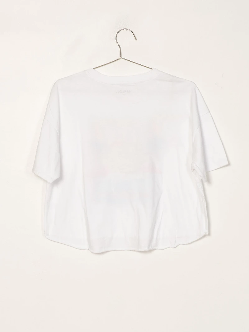 HARLOW PIPER SCREEN TEE - CLEARANCE