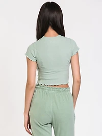 HARLOW ALLIE RIBBED TEE