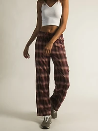 HARLOW NORA WIDELEG FLANNEL PANTS - CLEARANCE