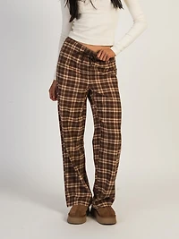 HARLOW NORA WIDE LEG PANT - TAUPE CLEARANCE