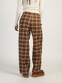 HARLOW NORA WIDE LEG PANT - TAUPE CLEARANCE
