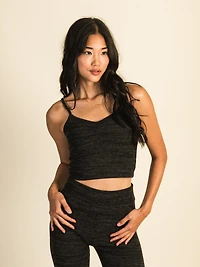 HARLOW MARIE LOUNGE TANK TOP - HEATHER CHARCOAL CLEARANCE
