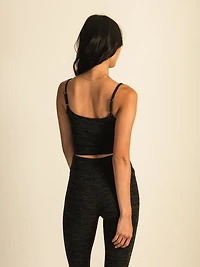 HARLOW MARIE LOUNGE TANK TOP - HEATHER CHARCOAL CLEARANCE