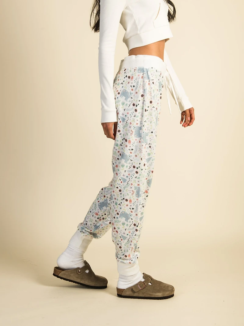 HARLOW AVA LOUNGE PANT - IVORY CLEARANCE