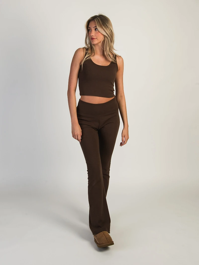 HARLOW MANDY PANTS - CHOCOLATE CLEARANCE
