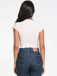TEE-SHIRT AVA POINTELLE
