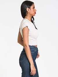 TEE-SHIRT AVA POINTELLE