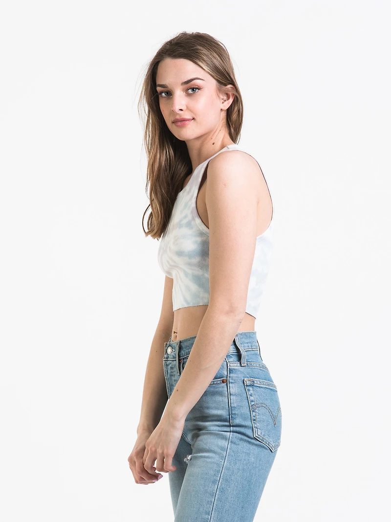DÉBARDEUR À COL HAUT, TIE DYE