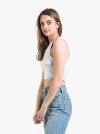 DÉBARDEUR À COL HAUT, TIE DYE
