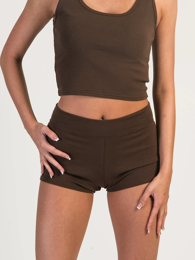 HARLOW MANDY SHORTS - CHOCOLATE CLEARANCE