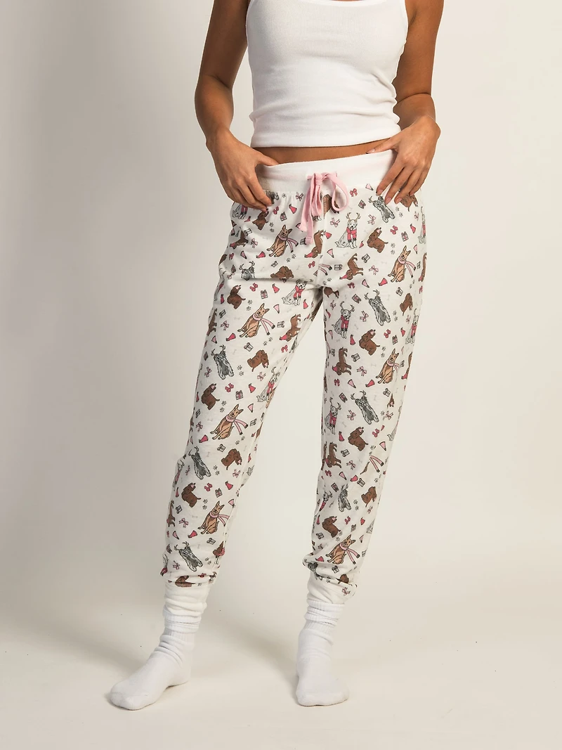 HARLOW AVA LOUNGE PANTS - OFF WHT