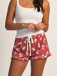 HARLOW AVA LOUNGE SHORT - RED CLEARANCE