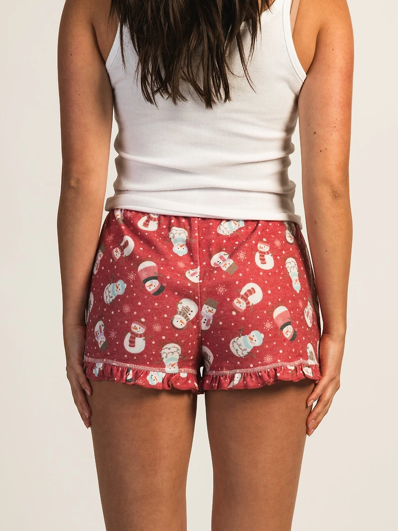 HARLOW AVA LOUNGE SHORT - RED CLEARANCE