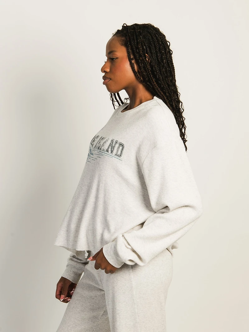 HARLOW WINNIE LONG SLEEVE WAFFLE - RHODE ISLAND CLEARANCE