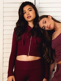 PULL-OVER HARLOW BROOKE - BORDEAUX