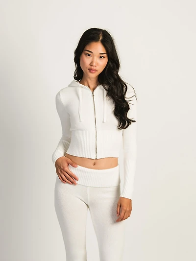 HARLOW BROOKE SWEATER - OFF WHITE CLEARANCE