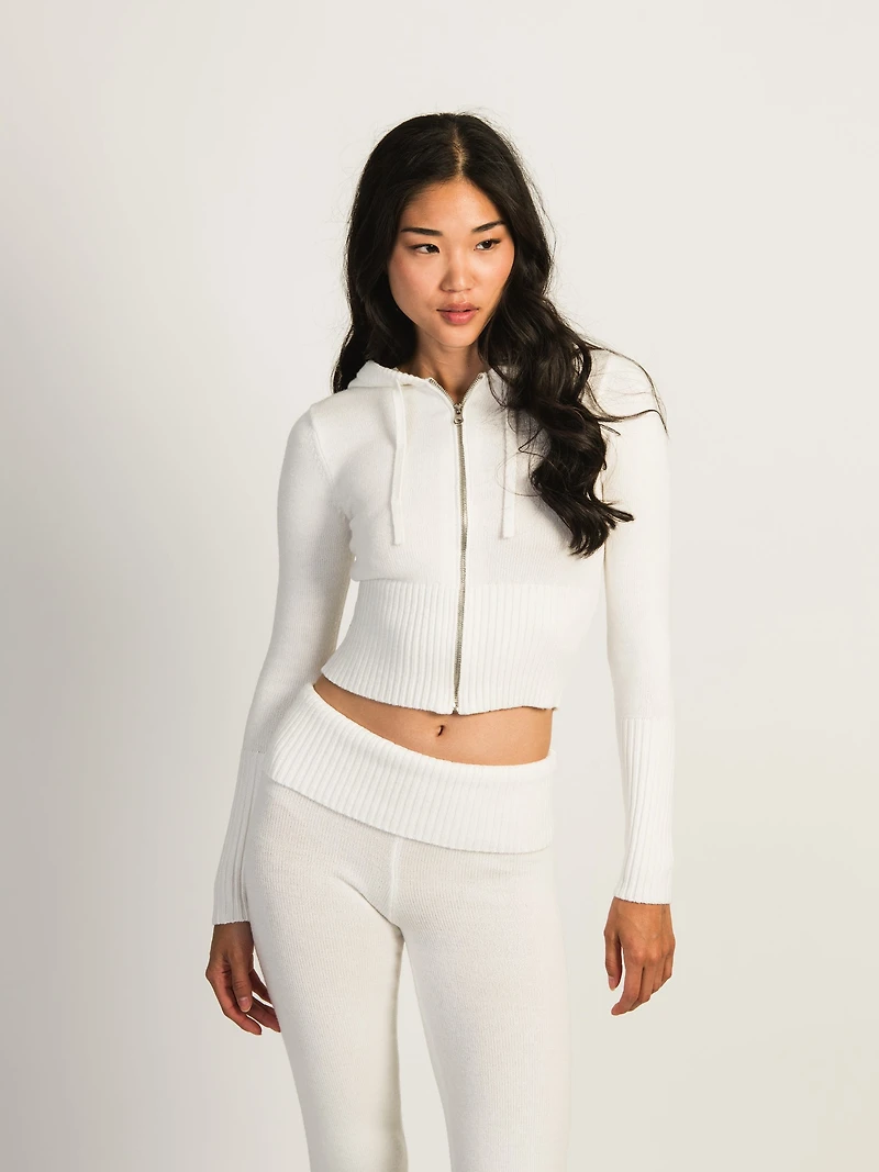 HARLOW BROOKE SWEATER - OFF WHITE CLEARANCE