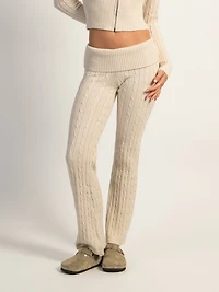 PANTALON ÉVASÉ HARLOW BROOKE -OATMEAL