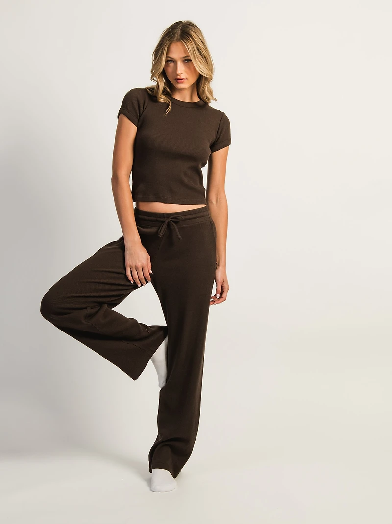 HARLOW WINNIE LOUNGE PANT - CHOCOLATE