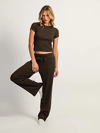 HARLOW WINNIE LOUNGE PANT - CHOCOLATE