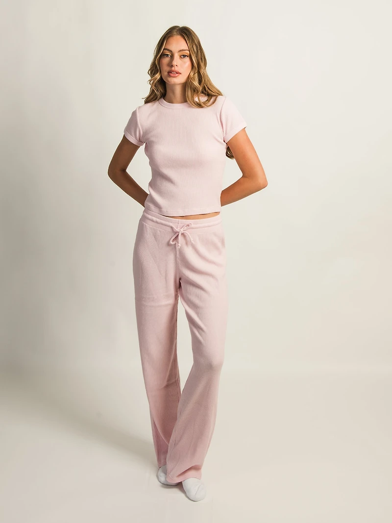 HARLOW WINNIE LOUNGE PANT - LIGHT PINK