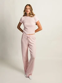 HARLOW WINNIE LOUNGE PANT - LIGHT PINK