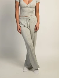 HARLOW MOLLY LOUNGE PANT - HEATHER GREY