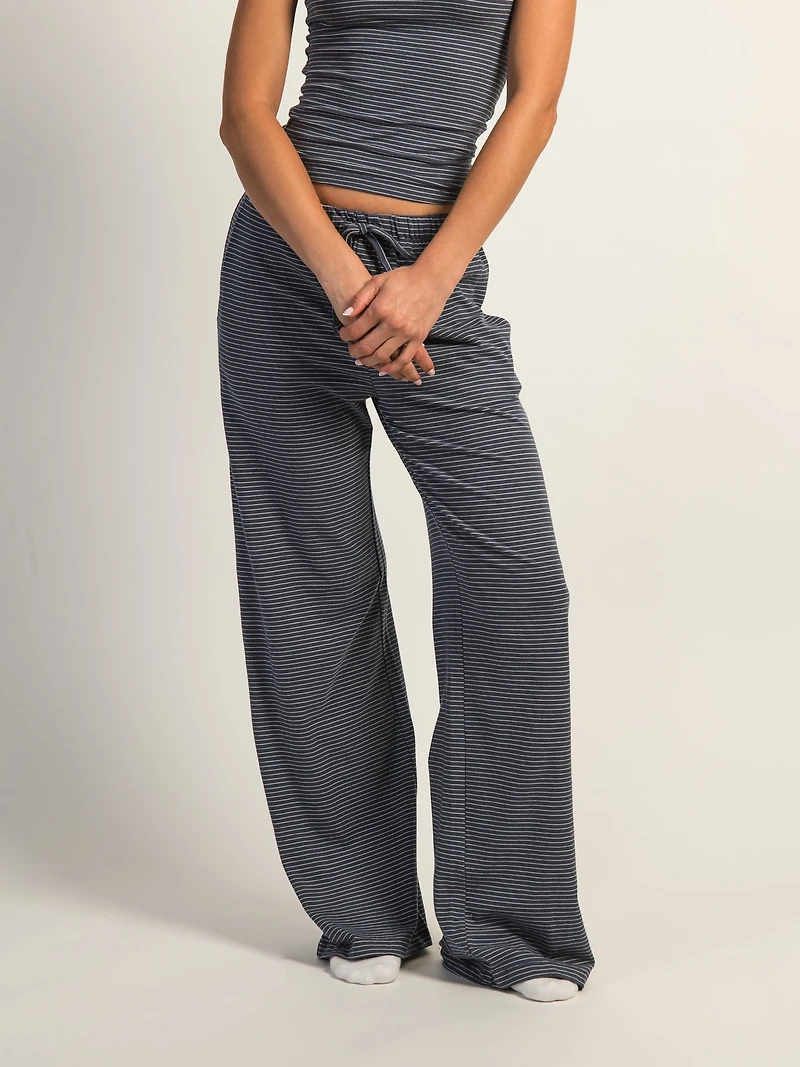 HARLOW SUNNI JERSEY STRIPED PANT