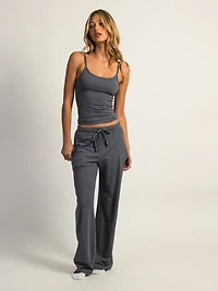 HARLOW SUNNI JERSEY STRIPED PANT