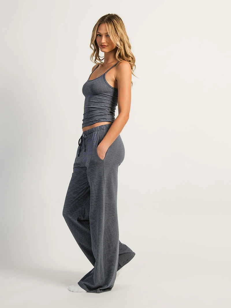 PANTALON À RAYURES HARLOW SUNNI - INDIGO