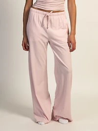 HARLOW SUNNI JERSEY STRIPED PANT - LIGHT PINK