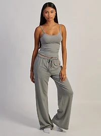 HARLOW SUNNI JERSEY PANT - STRIPE