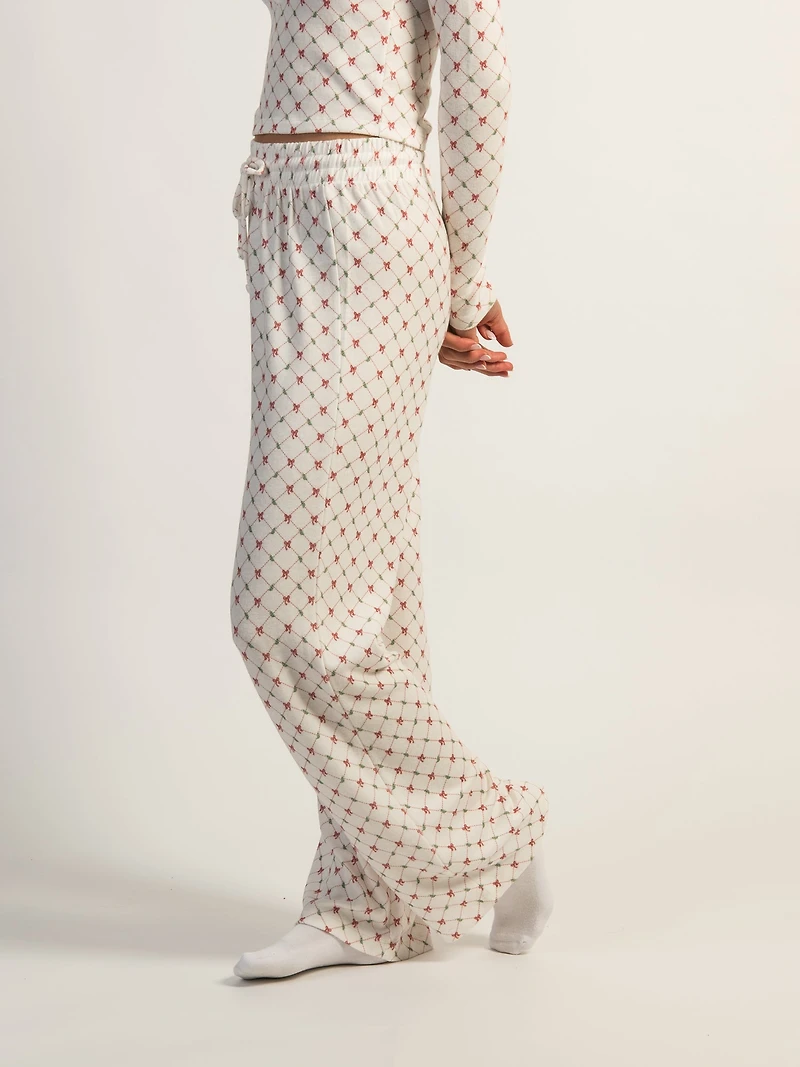 PANTALON HARLOW HOLLY DITSY - BLANC