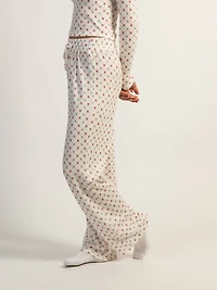 PANTALON HARLOW HOLLY DITSY - BLANC