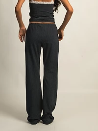 HARLOW PAYTON PRINT JERSEY PANT - NAVY